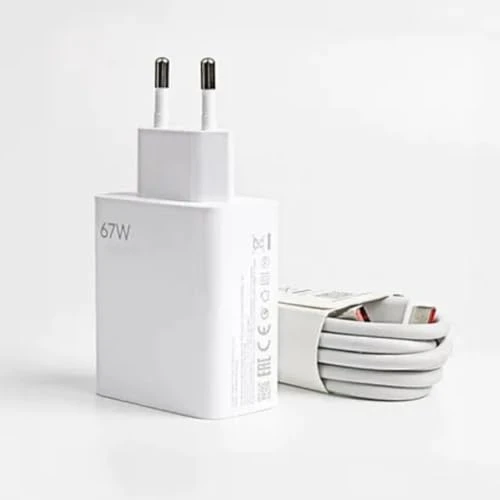 Çeşithane 67W Xiaomi Turbo Charge Destekli Hızlı Şarj Aleti – USB-A Adaptör + Type-C Kablo, PD & QC 3.0 Uyumlu, Android Cihaz için Güçlü Şarj Cihazı