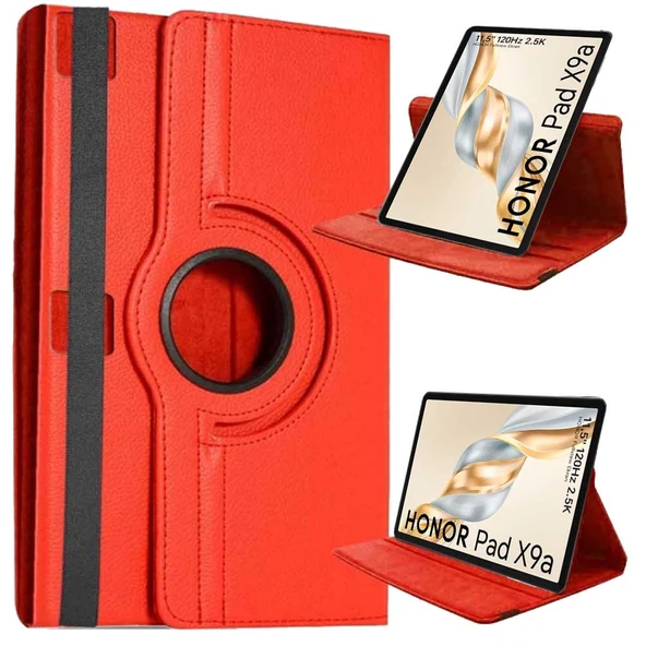 Honor Pad X9a Uyumlu Döner Standlı Tablet Kılıfı - Resim 3