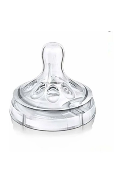 Philips Avent Natural Biberon Emziği Delikli 3 + Ay - 1