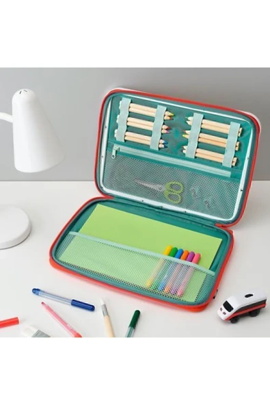 IKEA Çocuk Aktivite Çizim Çantası 35x27 Cm Kırmızı Renk - 3