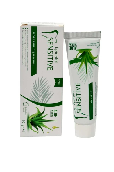 Sensitive Diş Macunu Florürsüz Sensitive Aloe-vera Özlü 90 Gr - Resim 2