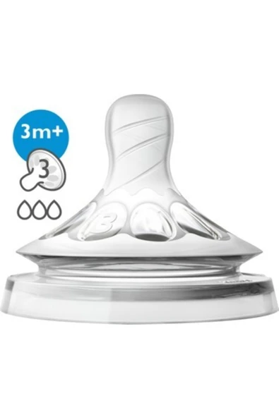 Philips Avent Natural Biberon Emziği Delikli 3 + Ay - 2