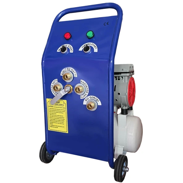 Seybomak çift yönlü havalı darbeli petek temizleme makinesi parlement mavisi ürün görseli 1