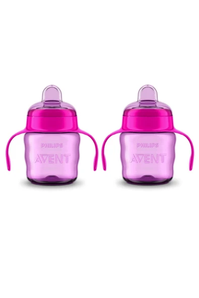 Philips Avent Kız Çocuk Avent Eğitici Damlatmaz Bardak 200 ml X2 Adet- 6 Ay Ve Üzeri Bebekler Için
