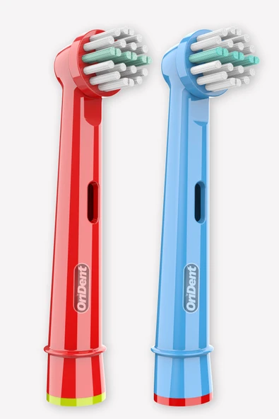 Orident Panda Kids - Çocuklara Özel Oral B Uyumlu 4 Adet Yedek Başlık – Nazik Temizlik ve Diş Eti Koruması - Resim 2