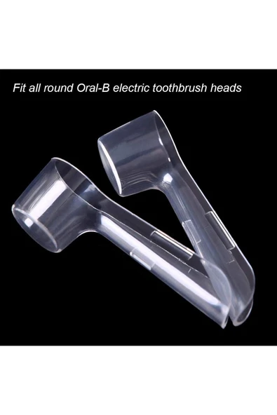Orident Oral-b Uyumlu Şarjlı Diş Fırçası Ve Elektrikli Diş Fırçası Başlıkları Için Koruma Kapağı - Resim 4