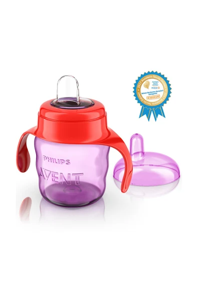 Philips Avent Eğitici Bardak Kız 6m+ 200ml PAV-67015 - 1