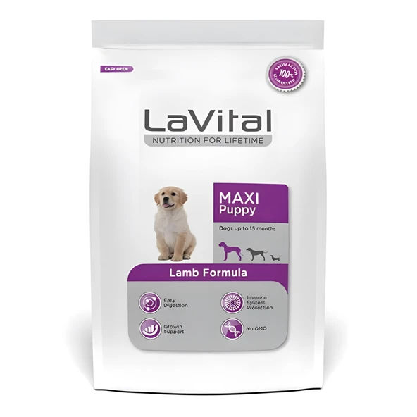 LaVital Kuzu Etli Büyük Irk Yavru Köpek Mamasi 12+3 Kg ürün görseli
