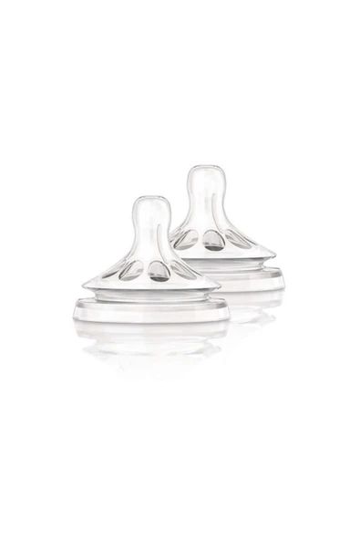 Philips Avent Boze Natural Biberon Emziği 2 Delik 2li 1 Ay+ - 2