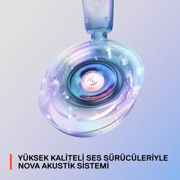 SteelSeries Arctis Nova 1P Beyaz Kablolu Kulak Üstü Oyuncu Kulaklığı - TESHİR - Resim 9