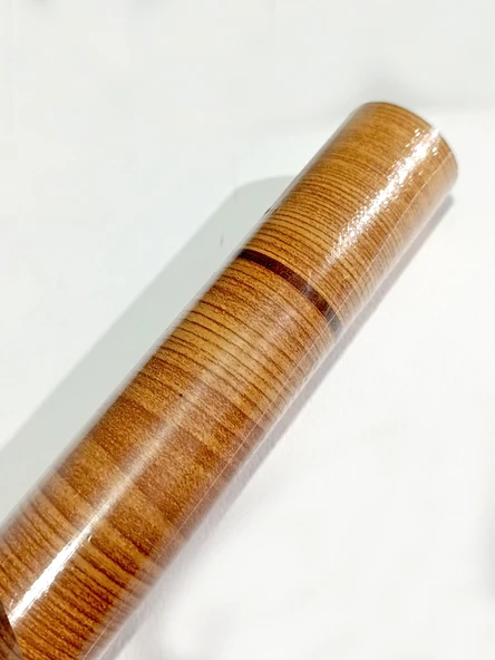 Yapışkanlı Asetat Kahverengi Çizgili Ahşap Desenli 45x200 cm - 1 Adet - 3