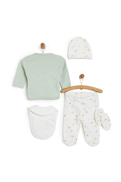 Little Life Yenidoğan 5li Askı Hastane Çıkışı Kız Bebek Mint Yenidoğan - 2