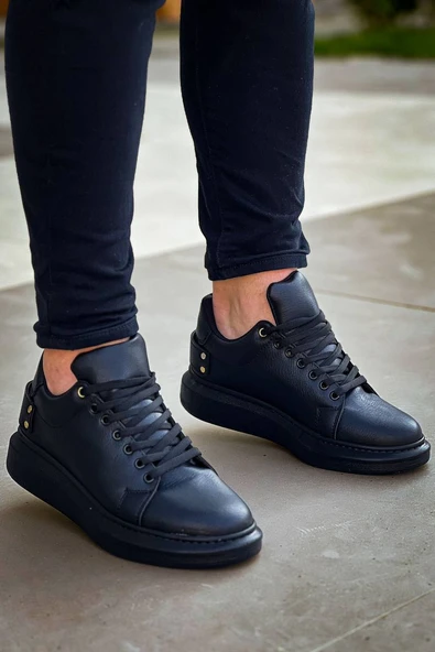 KB047  Kuback Kömür Cilt Günlük Erkek  Ayakkabı - Resim 3