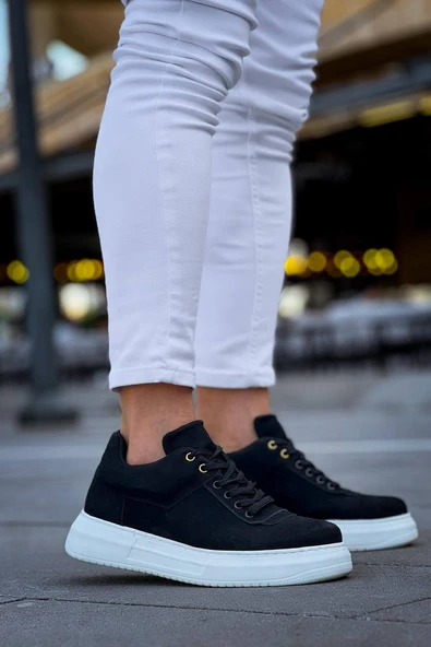 KB-X20 Kuback Siyah Süet  Günlük Erkek Ayakkabı