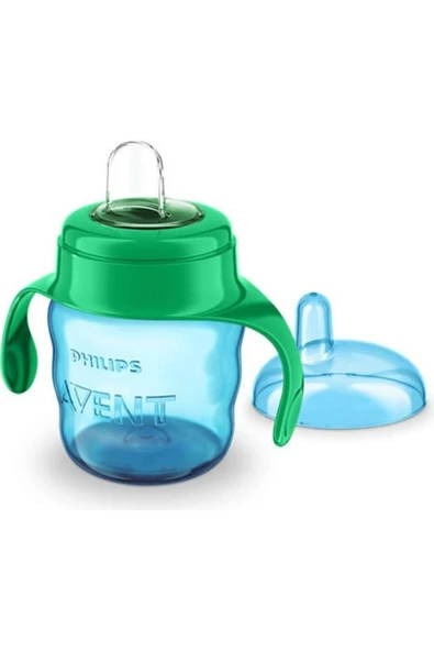 Philips Avent Eğitici Damlatmaz Bardak 6 Ay 200 ml Mavi Scf551/05