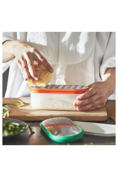 IKEA Rende 2li Paslanmaz Çelik Saklama Kabı Ve Kapaklı Lotuscollection - Resim 8