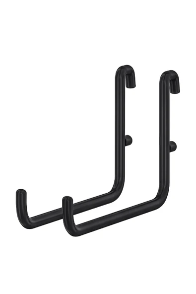 IKEA Skadis 2li kanca, çok amaçlı pano parçası, siyah, 9.5x6 cm - 1