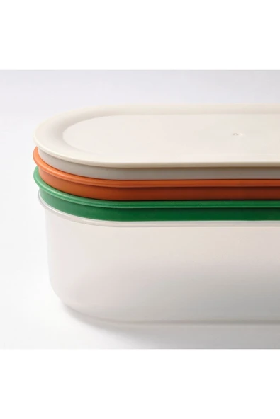 IKEA Rende 2li Paslanmaz Çelik Saklama Kabı Ve Kapaklı Lotuscollection - Resim 5