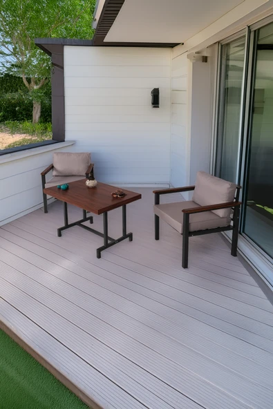 NEOKAS Bahce Mobilyası, Modern Balkon Mobilyası, Kafe Oturma Takımı, Teras Koltugu, 1+1+M - Resim 3