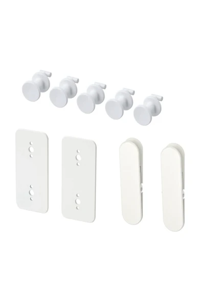 IKEA SKÅDIS çok amaçlı pano parçası, ataş, 9 PARÇA - 2