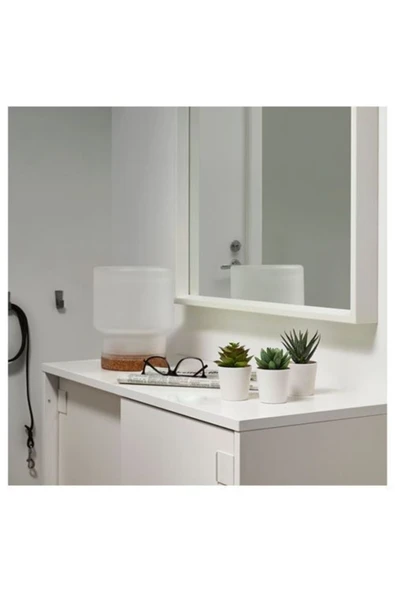 IKEA Fejka Kaktüs 3 Lü Set Yapay Bitki Çiçek Saksılı Kaktüs 6 Cm - 2