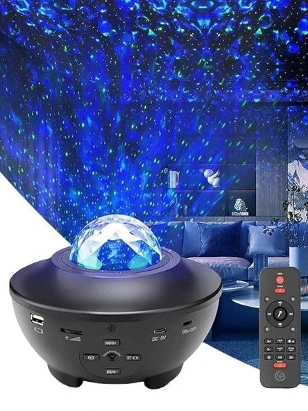 YUMURTA GÖRÜNÜMLÜ YILDIZLI PROJEKSİYON - Resim 2