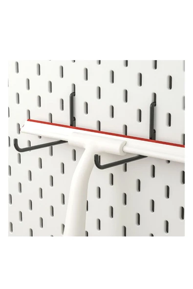 IKEA Skadis 2li kanca, çok amaçlı pano parçası, siyah, 9.5x6 cm - 2
