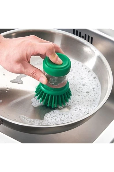 IKEA Vıdeveckmal Deterjan Hazneli Fırça, Parlak Yeşil - Resim 2