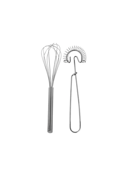 IKEA Idealisk Ikili Metal Pasta Çırpıcı Seti 2 Parça Paslanmaz Çelik Çırpıcı Pratik Mutfak Gereçleri ürün görseli