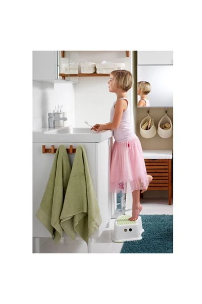 IKEA Çocuk Kaydırmaz Banyo Basamağı Çocuk Tabure Çocuk Banyo Yükseltici - 4