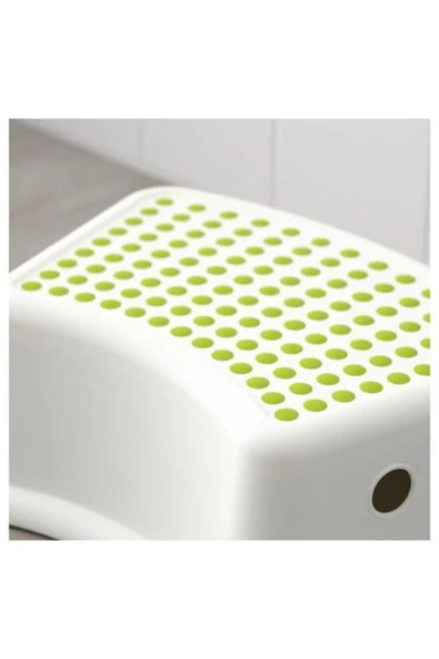 IKEA Çocuk Banyo Basamak Beyaz-yeşil - Resim 3