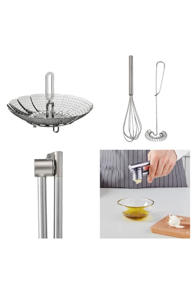 IKEA 2'li Çırpıcı + Çelik Buharda Sebze Pişirici + Çelik Sarımsak Ezici ürün görseli