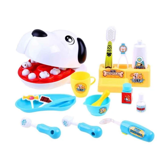 3162 Veteriner Diş Hekimi Seti 17 Parça -Sunman - 2