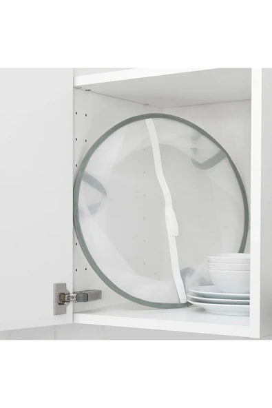 IKEA LERFLUNDRA yiyecek koruyucu yeşil-beyaz 40x15 cm - Resim 4