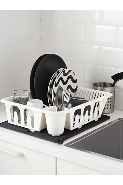 IKEA Nyskoljd Bulaşık Kurutma Matı | Bulaşık Kurutma Örtüsü - Resim 6