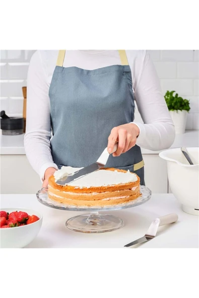 IKEA 2'li Gri Pasta Spatulası 30482565 - Resim 4