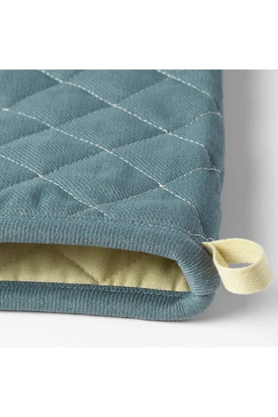 IKEA Sandvıva Fırın Eldiveni, Mavi, Isı Yalıtımlı - Resim 3
