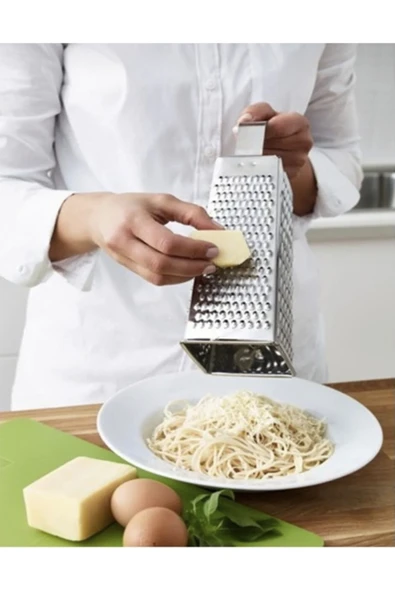 IKEA Paslanmaz Çelik Rende+ Pabjuda 2’li çelik çırpıcı+ Vardagen Paslanmaz Çelik Sebze Soyacağı - 6