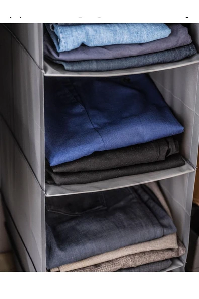 IKEA Skubb Bölmeli Düzenleyici, Koyu Gri - Resim 2