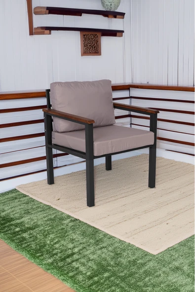 NEOKAS Bahce Mobilyası, Modern Balkon Mobilyası, Kafe Oturma Takımı, Teras Koltugu, 1 Tekli Koltuk - Resim 2