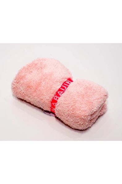 Decathlon Mikrofiber Saç - Baş Havlusu - Açık Pembe Nabaiji Meridyendukkan - Resim 2