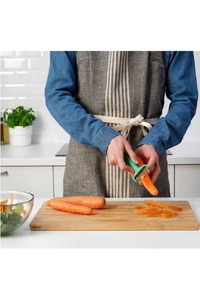 IKEA Uppfylld Pizza Kesici + Yeşil Patates Soyacağı + Yeşil Soyacak 1 Rer Adet Dfitset - Resim 4