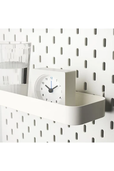 IKEA Skadıs 28 Cm Çok Amaçlı Pano Parçası Çelik Raf - 5