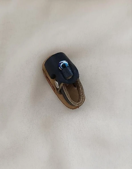 Magnet Deri Sandalet Terlik Mıknatıslı Magnet Buzdolabı Süsü - 3