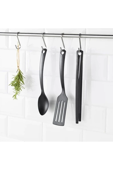IKEA Gnarp Maşa-kaşık-spatula 3'lü Mutfak Pişirme Seti - Resim 5