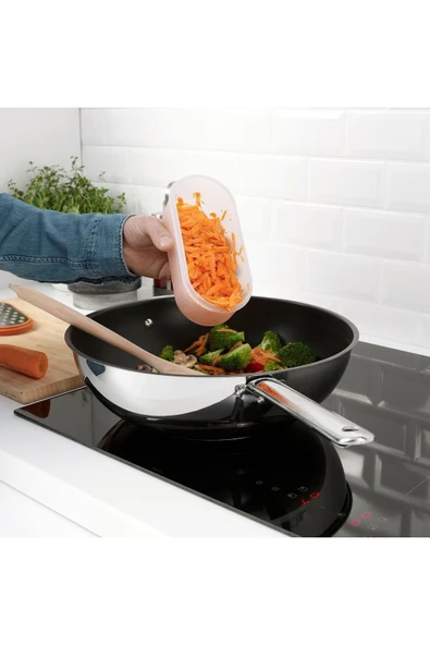 IKEA Rende 2li Paslanmaz Çelik Saklama Kabı Ve Kapaklı Lotuscollection - Resim 3