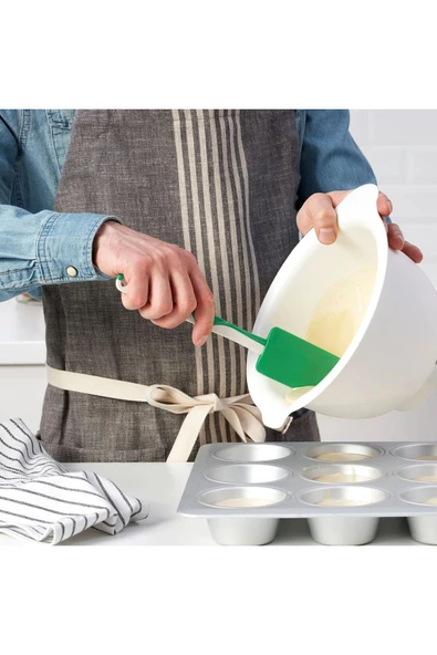 IKEA GUBBRÖRA spatula, yeşil-beyaz, 25 cm - Resim 5