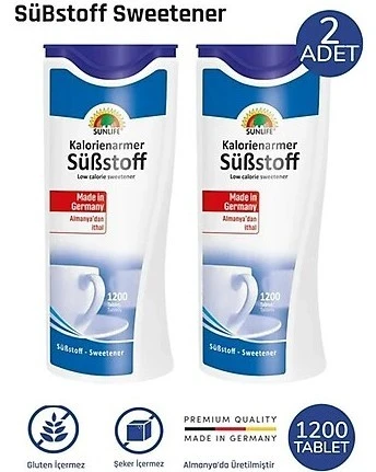 Sunlife Substoff Tatlandırıcı 1200 Tablet 2'li - 1