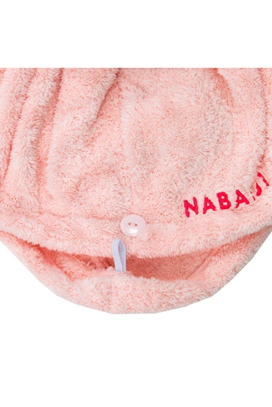Decathlon - Mikrofiber Saç Plaj Havuz Havlusu Açık Pembe - Resim 3