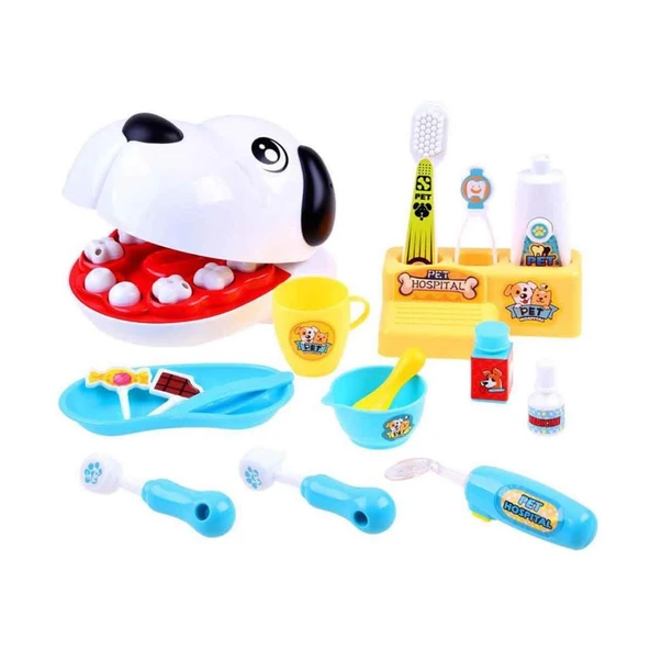 3162 Veteriner Diş Hekimi Seti 17 Parça -Sunman - 6